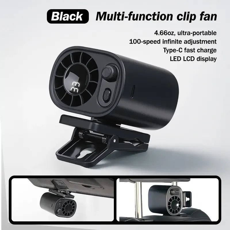 Multi-function clip fan